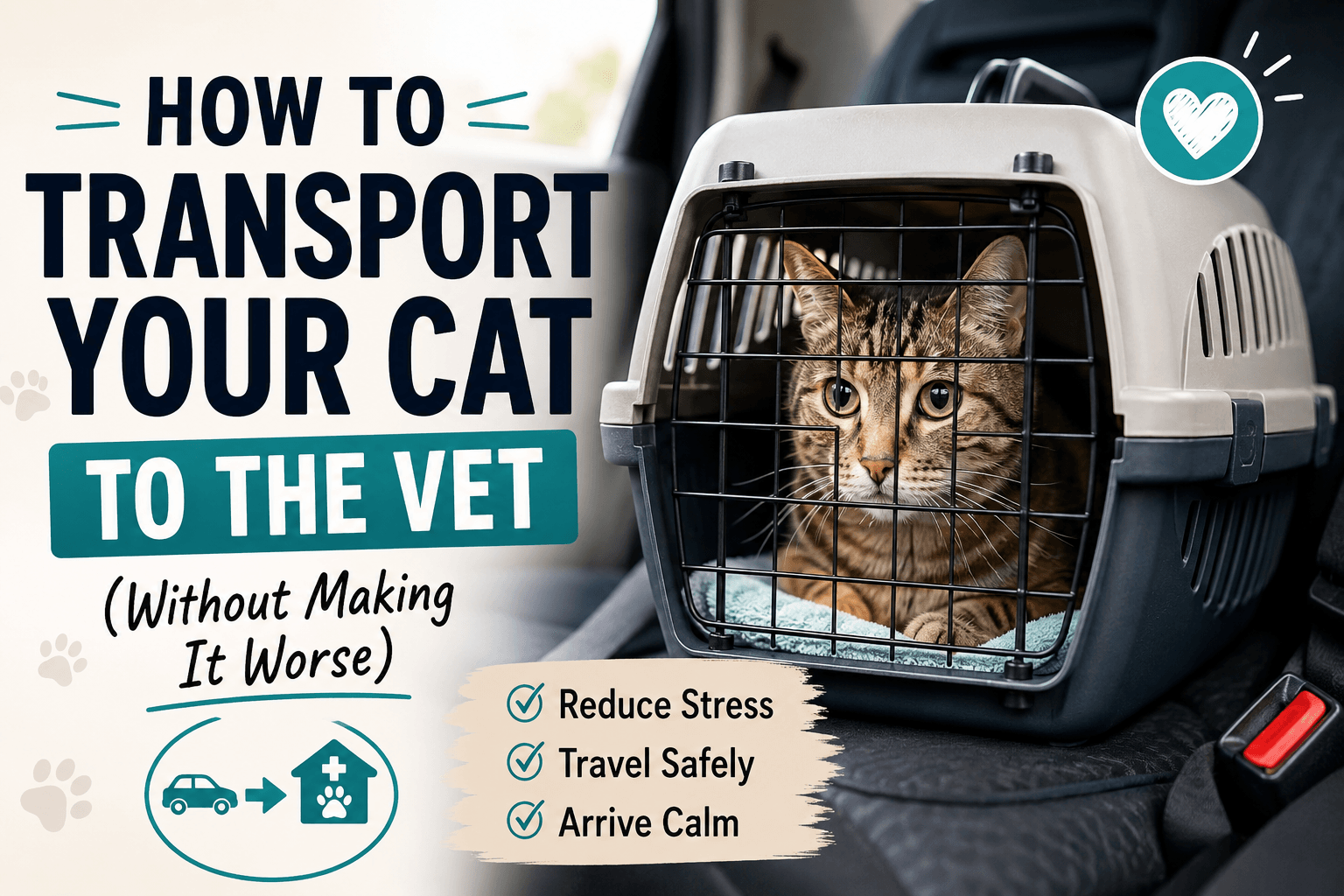 How to Transport Your Cat to the Vet (Without Making It Worse)