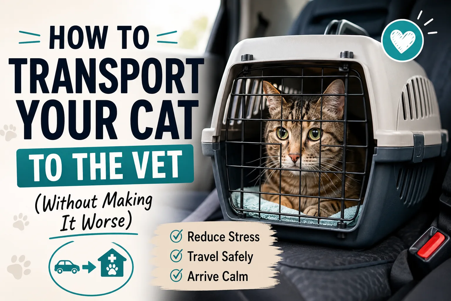 How to Transport Your Cat to the Vet (Without Making It Worse)